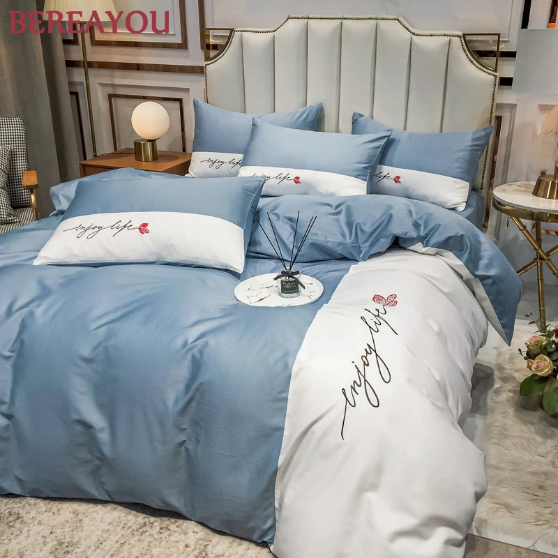 Мягкие постельные комплекты роскошный комплект постельного белья хлопковое