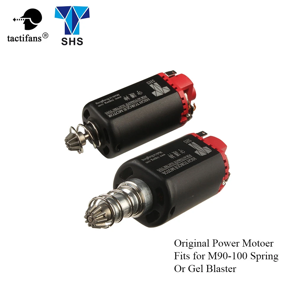 Tactifans SHS AEG мотор длинная Короткая ось Ver.2 3 коробки передач гель бластер M90 M100 m110 Весна страйкбол аксессуары