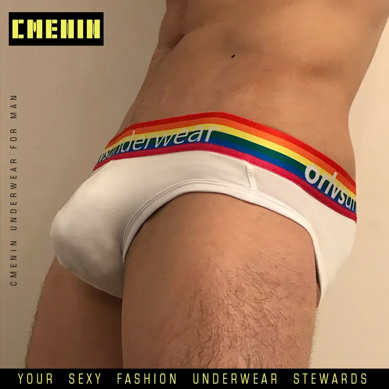 Мужские трусы C хлопковые дышащие с карманом для геев нижнее белье мужчин OR214| |