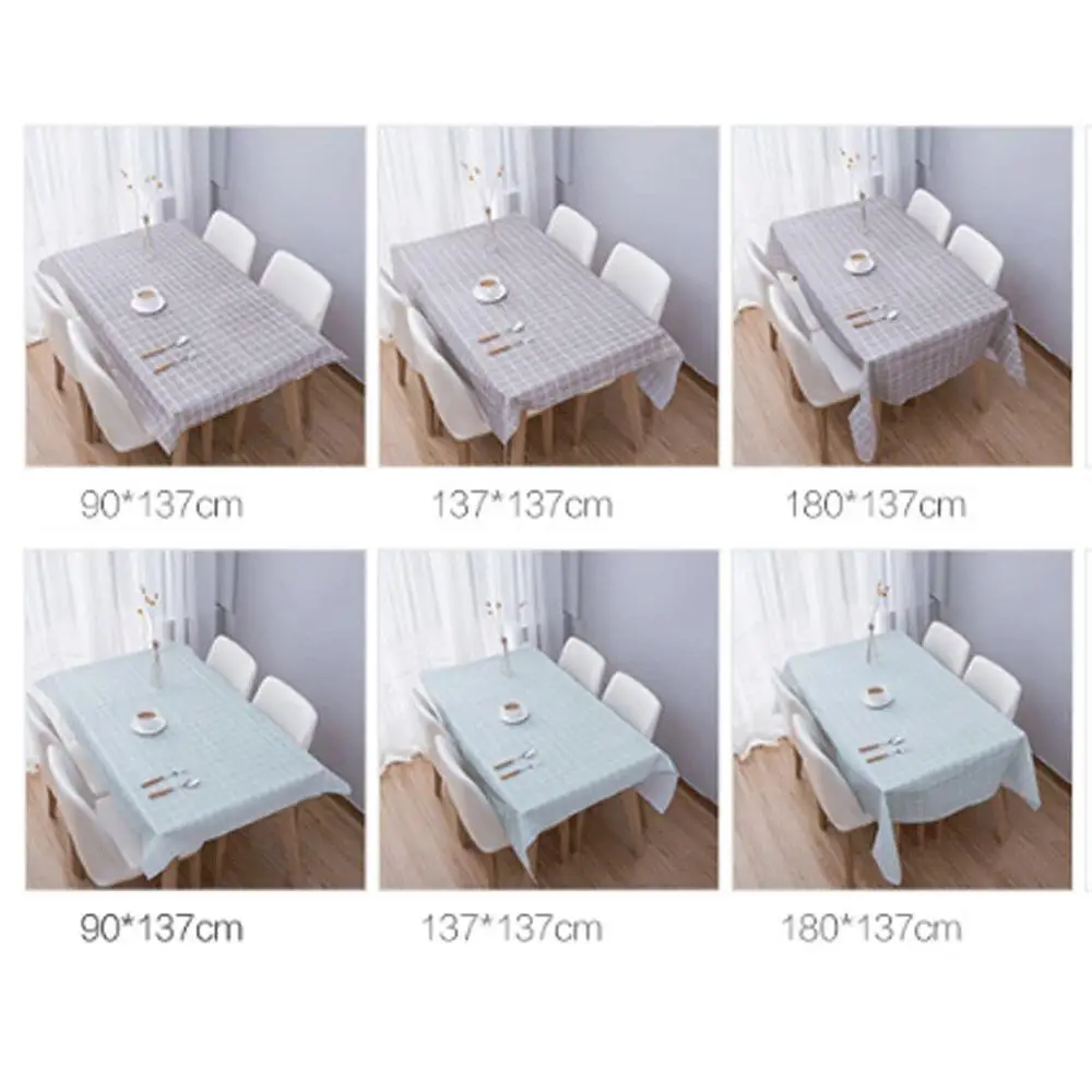 Одноразовая Пластиковая скатерть водонепроницаемая прямоугольная для стола