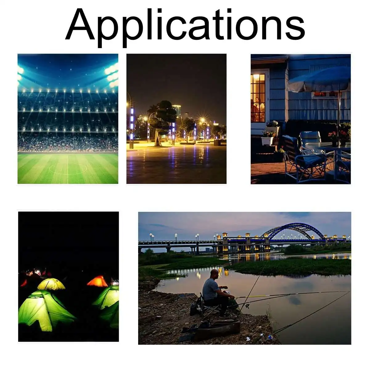 

Portable Spotlight 50000Lums Super Bright Led COB Work Light Rechargeable for Outdoor Camping Lampe Led Flashlight by 18650