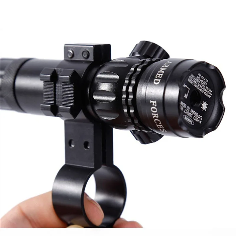 Охотничьи аксессуары зеленый/красный точечный лазерный прицел фокус с рельсовым