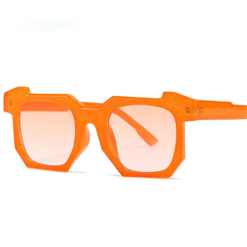 

Fashion Irregular Square Sunglasses Women Vintage Colorful Gradient Eyewear Men Unique Trending Sun Glasses Shades UV400