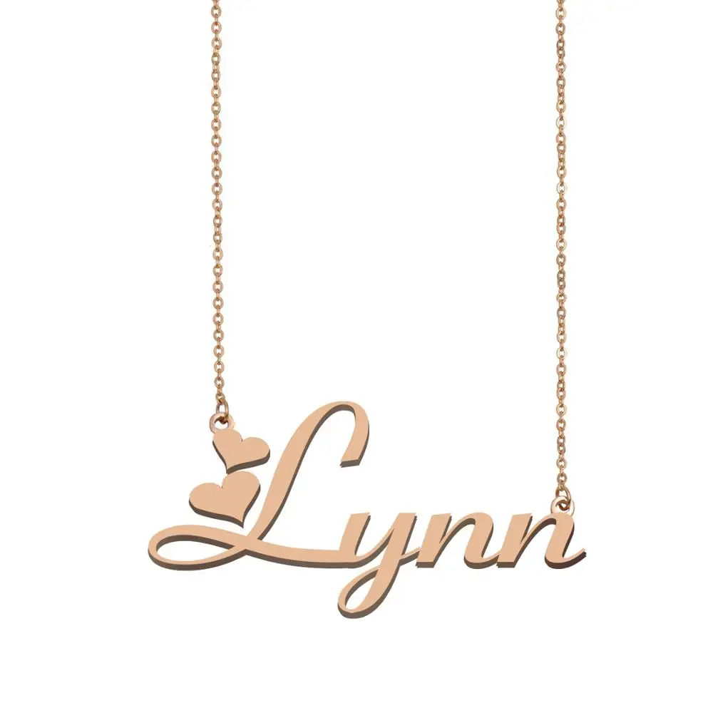 Lynn Name Necklace Customized Personalized for Women Girls Best Friends Birthday Wedding Christmas Mother Days Gift