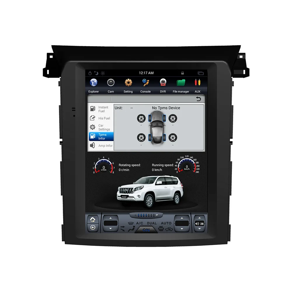 Автомагнитола в стиле Тесла на Android с вертикальным экраном GPS для Subaru Forester XV 2018 2019