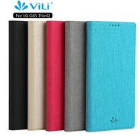 luxury leather sackcloth magnetic wallet flip case cover for lg g8s thinq v40 v50 v60 thinq