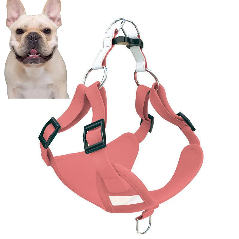 

Зимняя шлейка для собак, ошейник с поводком, регулируемая шлейка для выгула кошек, светоотражающая, для щенков, маленьких, средних и крупных ...