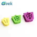 12 шт. блоки для зубного укуса, оральная восьмиклиновая подушка, открывалка для рта, реквизит, Ретрактор для щек, резиновая подушка, S, M, L, инструменты для стоматологии для взрослых и детей