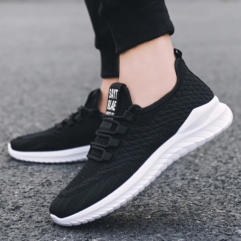 Air Mesh Fashion Sneakers Men Casual Shoes Breathable 2022 New Oxfords Male Lace-up Running Mens Loafers Soft Promotion |