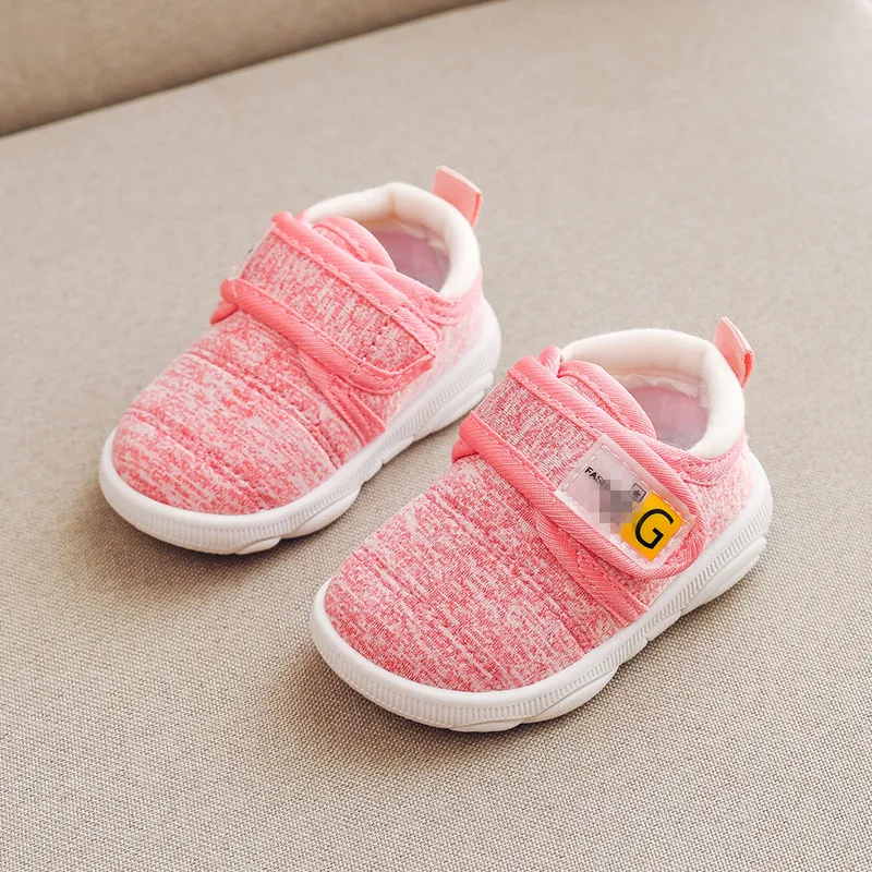 

Baby Boy Girl Toddler Canvas Shoes Kids Non-slip Casual Floor 3Colors 1-2Years 6Size 805 P08