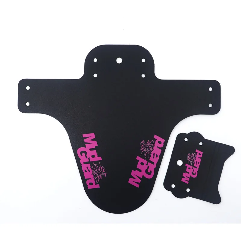 pink 1 комплект MTB дорожный велосипедные Крылья Пластиковые Красочные передние+ задние велосипедный брызговик крылья горный велосипед грязевая защита Аксессуары для велосипеда - Цвет: pink