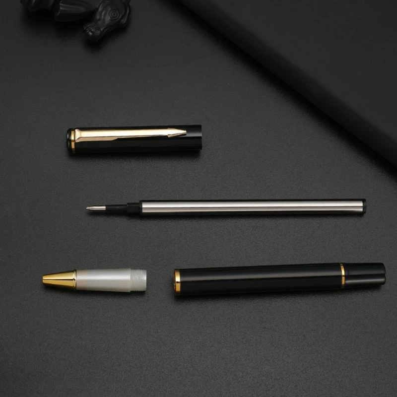 

High-end Metal 0.5mm Gel Pens Black Ink Business Office Signature Pen Neutral Marker Office School Supplies Stationery