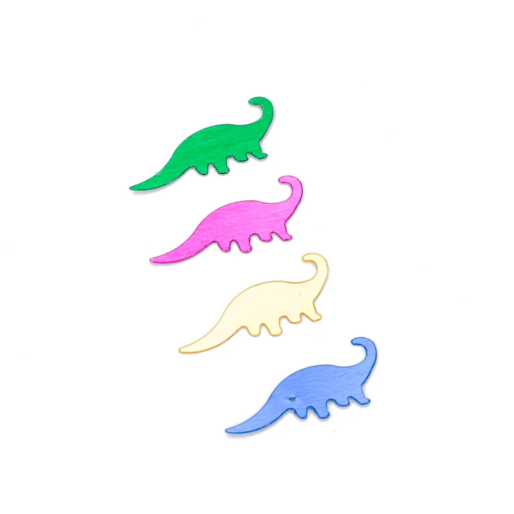 Конфетти в форме динозавра для вечеринки смешанные цвета настольные украшения