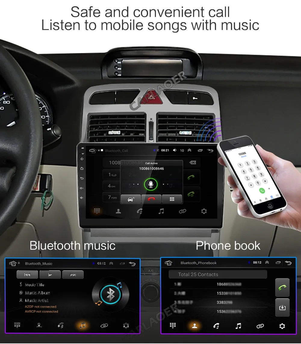 2.5D+ ips+ DSP автомобильный android gps навигатор плеер для peugeot 307 307CC 307SW 2004-2013 автомобильный Радио Мультимедиа Стерео WiFi видео 4G