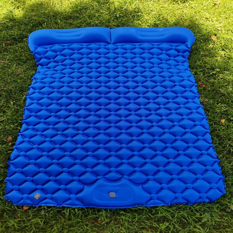 

195x119x6CM Portable Outdoor Camping Mat Ultralight Built-in Pump For Quick Inflatable Mattress 1-2 Man Sleeping Pad Air Mat New
