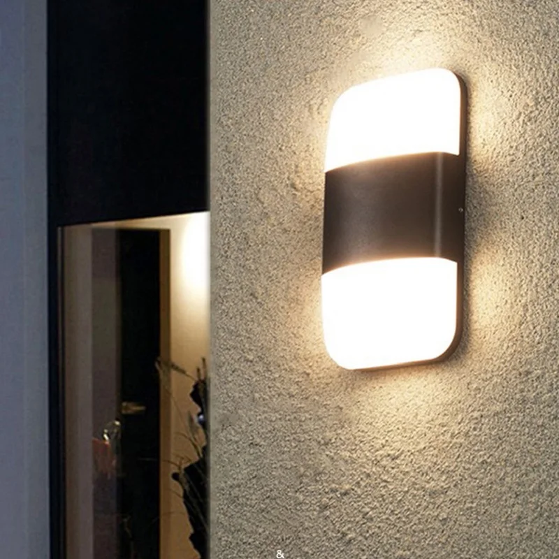 

Tinlaibor LED Porch Light IP65 Waterproof Wall Lamps For Courtyard Patio Garden Front Door Outdoor UP DOWN WALL LIGHT AC90-260V