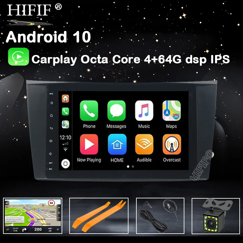 Автомобильный GPS-плеер PX5 плеер на Android 10 без dvd с IPS экраном 8 дюймов DSP для Mercedes Benz