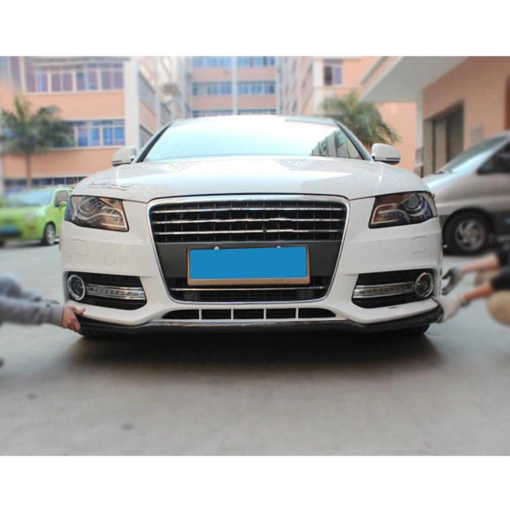 Автомобильный передний бампер из углеродного волокна/ФАП спойлер для Audi A4 B8 Standard