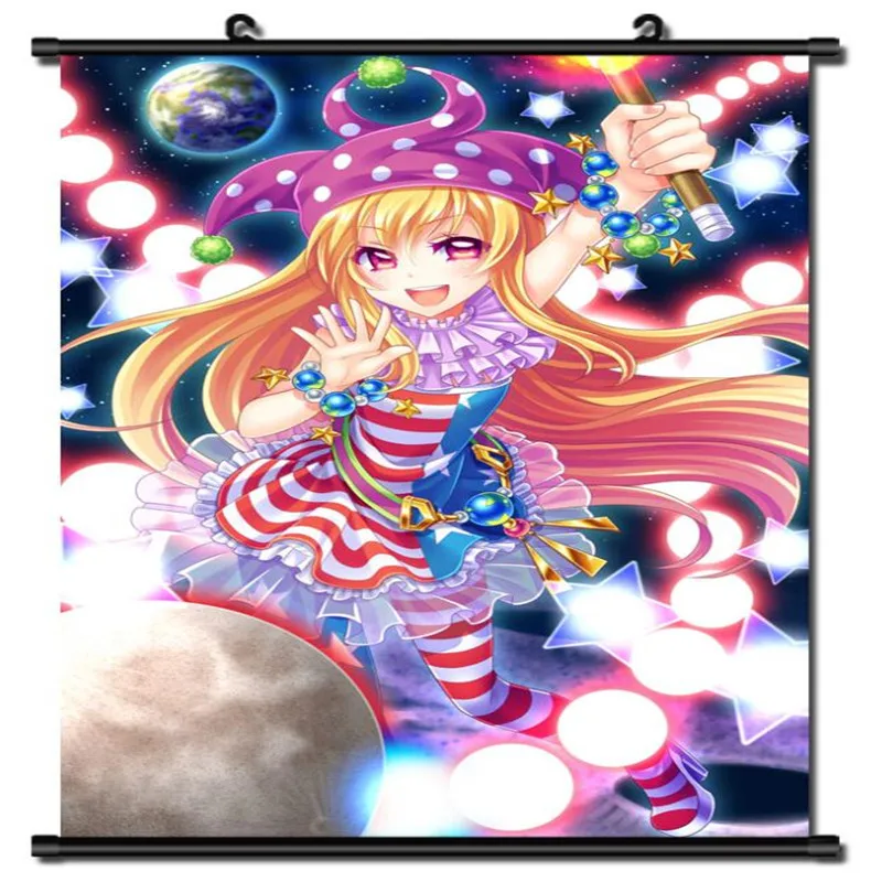 Японское аниме проект TouHou Legacy of Lunatic Kingdom Clownpiece Декор для дома настенный свиток