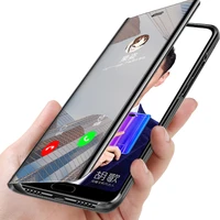 smart mirror flip case for huawei p30 pro mate 20 x 10 p20 lite p40 plus cases for huawei p30 lite leather stand bumper coque