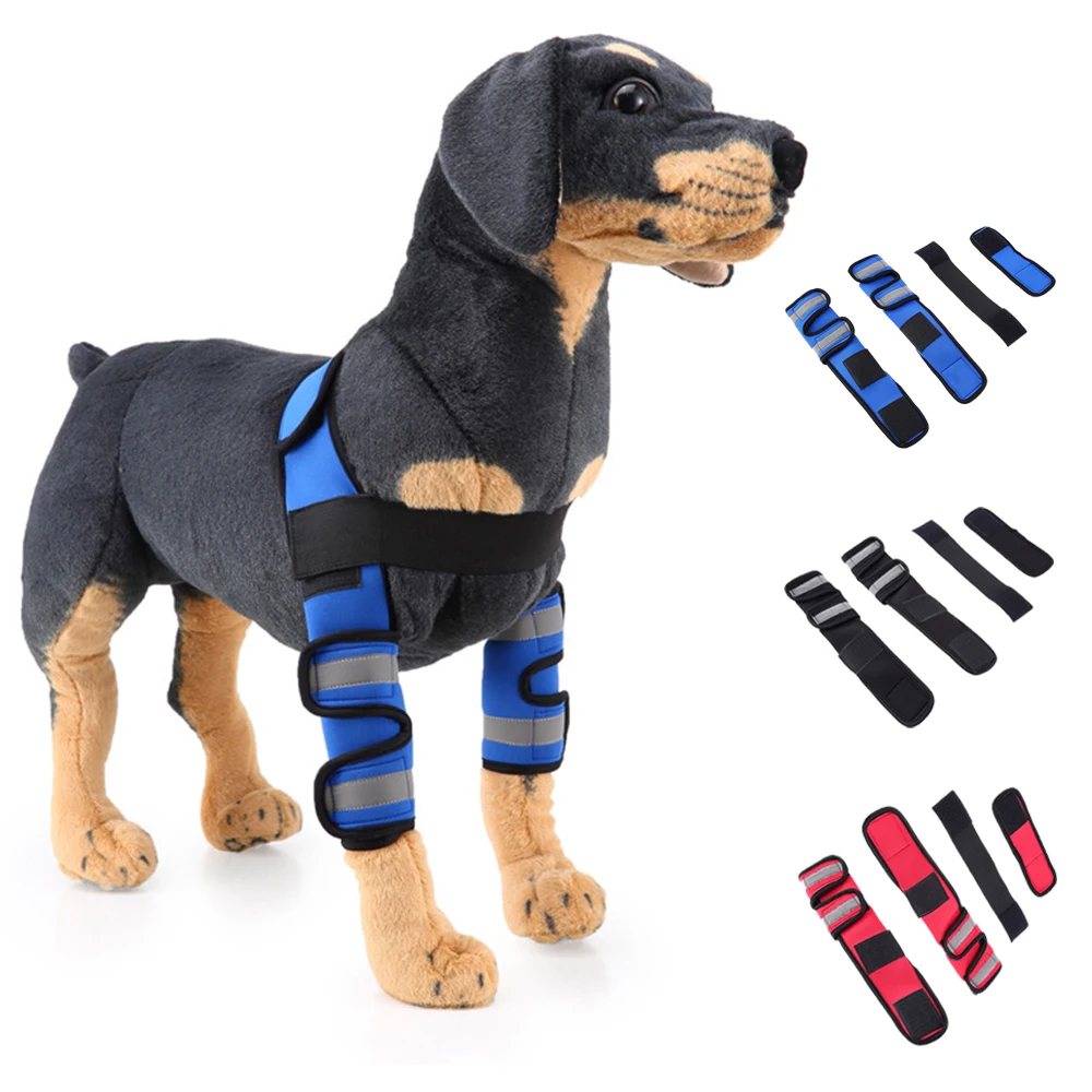 

Dog Knee Brace Injuries Leg Brace Surgical Joint Wrap Dog Wounds Heals Canine Front Leg Arthritis Prevents Dogs Medical Supplies