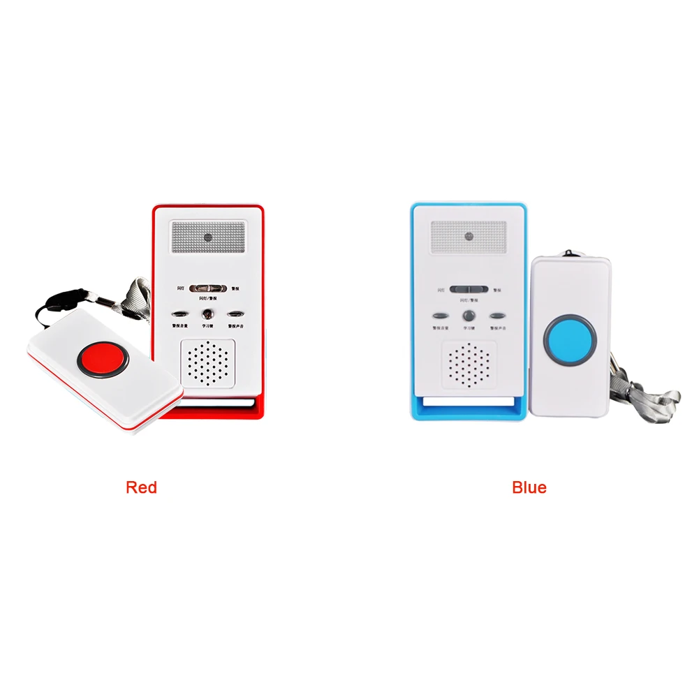 

Calling Children Handicapped Wireless SOS Security LED Indicator Elderly With Panic Button Household Dialer Alarm System