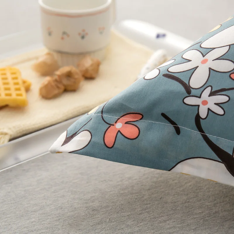 Сатиновое постельное белье "Цветы Северной Европы" для кроватей разных размеров (односпальной, полуторной, двуспальной, королевской) с наволочками на подушки, детское постельное белье, домашний текстиль.