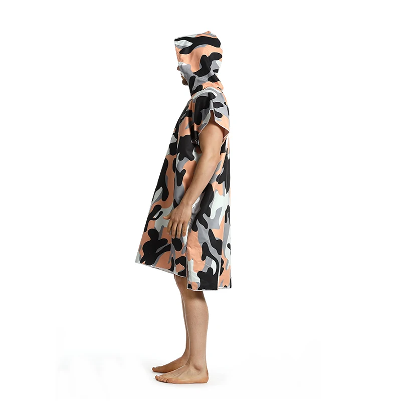 Камуфляжная Толстовка для серфинга спортивное полотенце банное пляжное пончо с