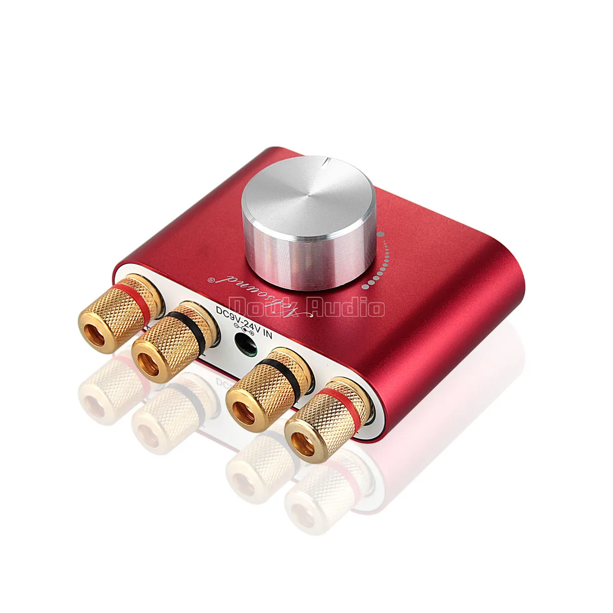 Красный Douk аудио Hi-Fi Bluetooth 5,0 цифровой усилитель стерео 2,0 Ch мини TPA3116 мощный усилитель беспроводной аудио приемник DC12V - Цвет: Красный