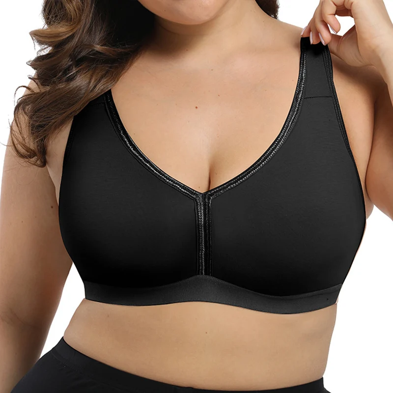 Женское нижнее белье размера плюс бюстгальтер большого без подкладки