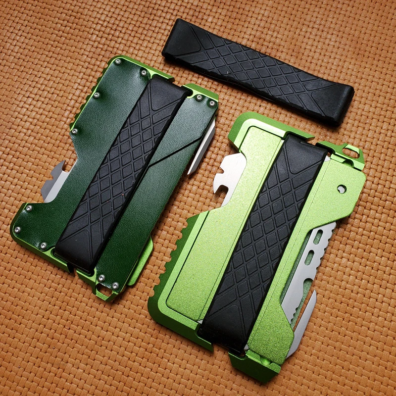 Металлический Зажим кошелек EDC Тактический Многофункциональный карточная