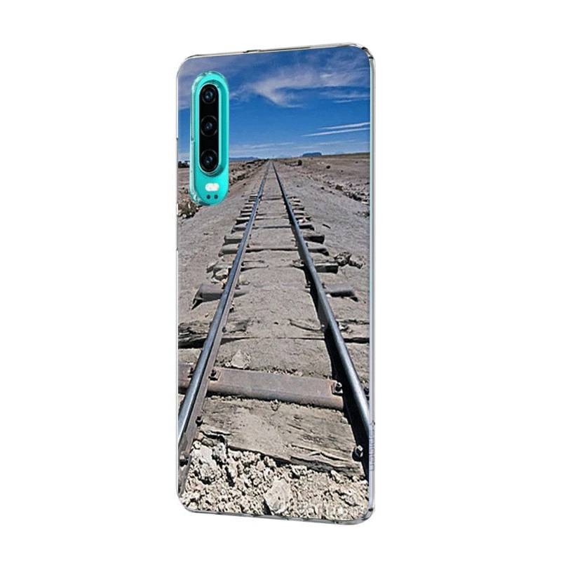 Чехол для мобильного телефона huawei P30 P20 P10 P9 P8 P Sart Z Lite Pro, Жесткий Чехол для поезда