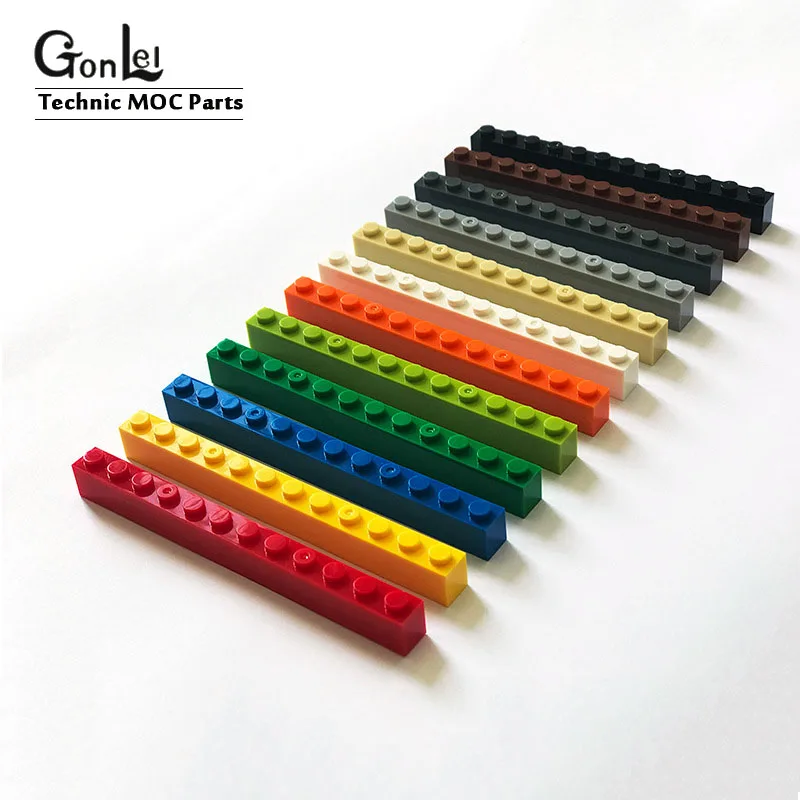 10 шт./лот MOC детали толстый кирпич 1x12 пластинчатый элемент 6112 строительные блоки