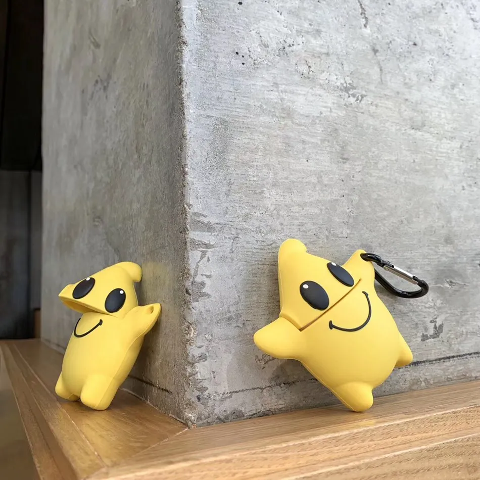 Для AirPods чехол 3D Pretty Rainbow Double Clouds чехол для наушников для Airpods 2/i10/i11 TWS Защитная крышка с крючок карабина