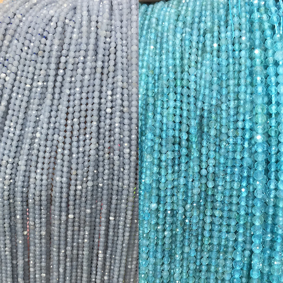 Граненые бусины Angel Stone 2 мм 3 характерные небольшого размера с отрезкой под углом