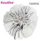 2050100 шт 5x5 см 2 мм разъем многоразовый электроды ТЭНов контактной колодки для нервов миостимулятор цифровой массажер для физиотерапии