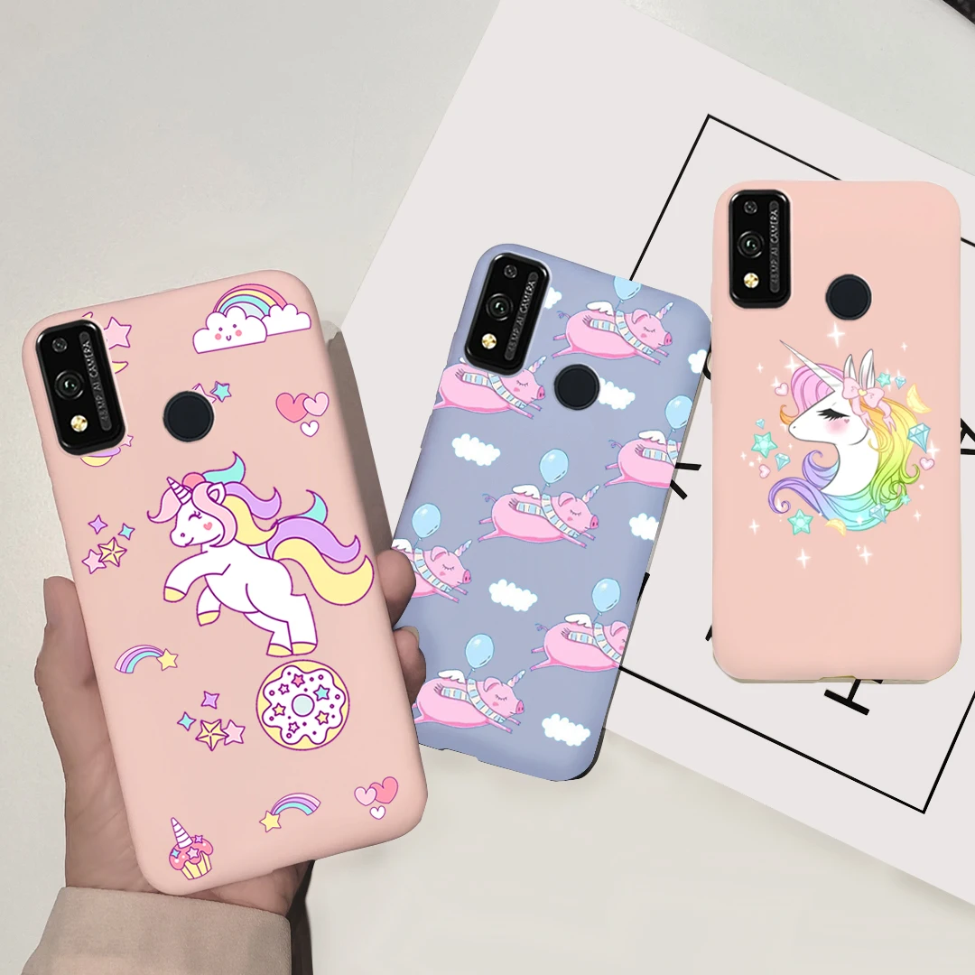 Чехол для Honor 9X Lite с красивой девушкой силиконовый чехол телефона Huawei 9X9XLite мягкий