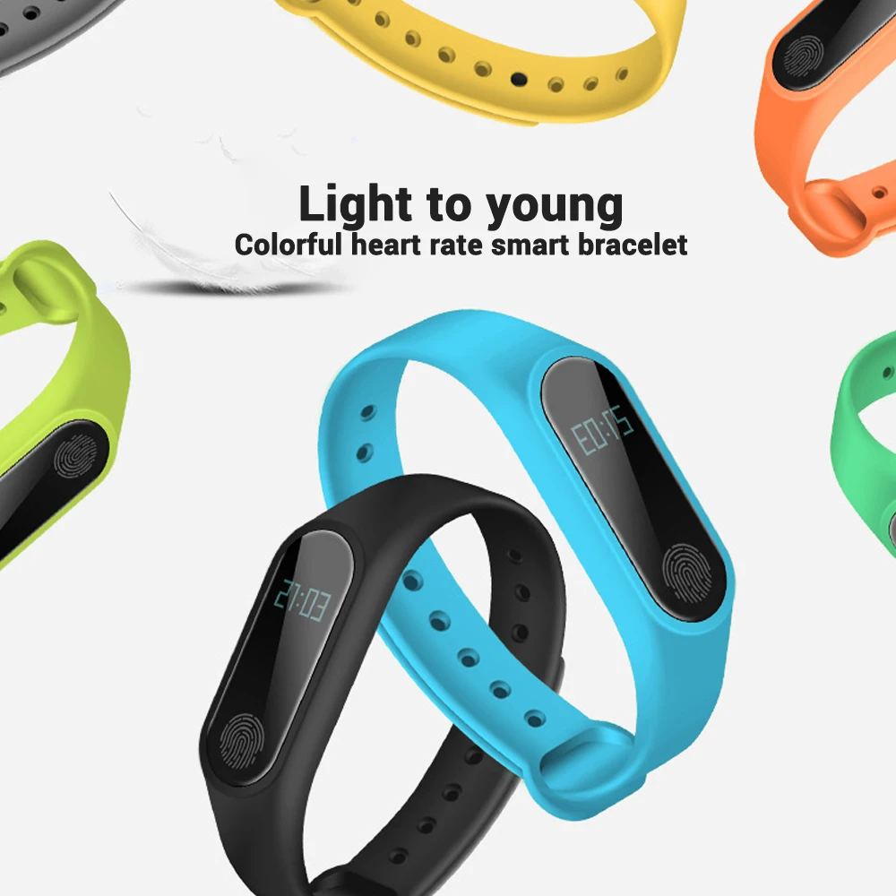 Новинка M2 умный Браслет HeartRate Водонепроницаемый спортивный фитнес Шаг сообщение