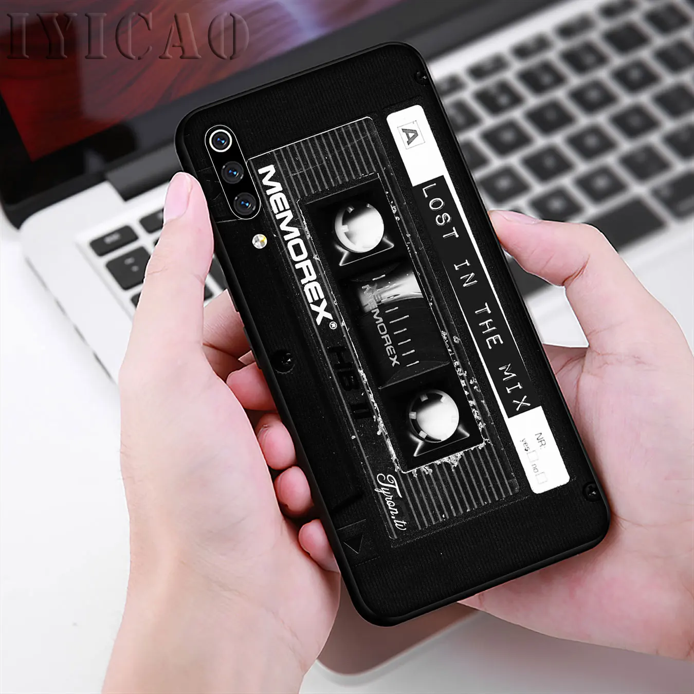 IYICAO Magnetic tape Cassette audio Soft Case for Xiaomi Mi 10 9 9T A3 Pro 8 SE A2 Lite A1 CC9 CC9E 6 pocophone f1 Mi10 | Мобильные
