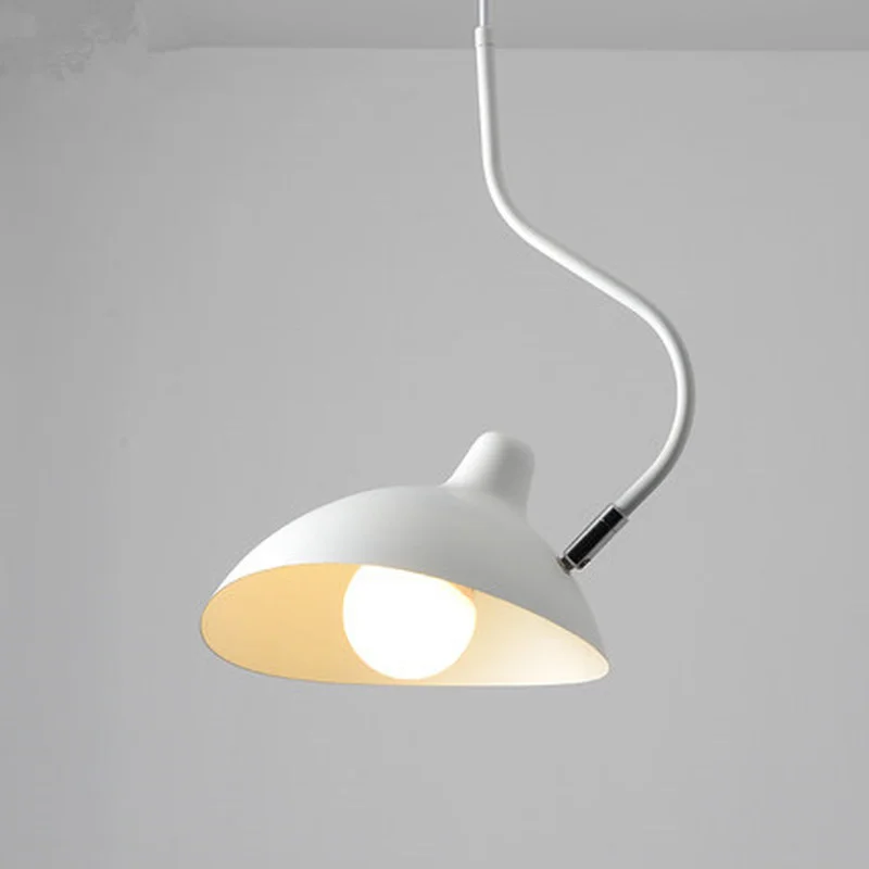 

Подвесная лампа в скандинавском стиле, дизайнерская вращающаяся железная лампа с абажуром, бра для домашнего декора 110-220 В