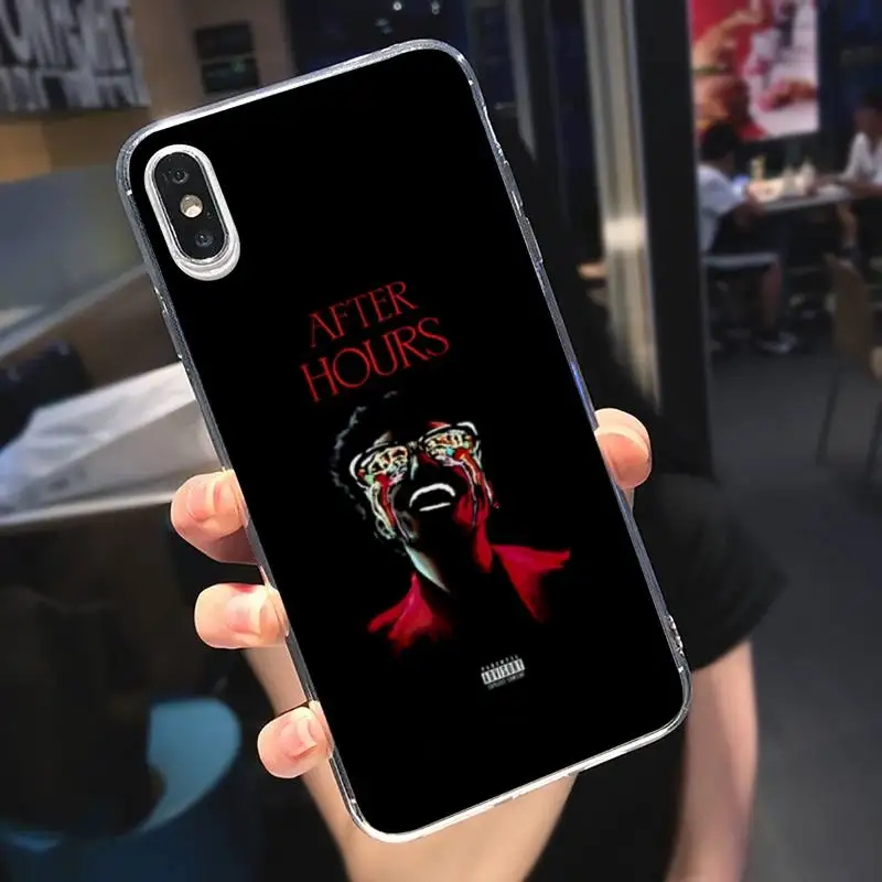

American rapper The Weeknd xo Phone Case Transparent soft For iphone 5 5s 5c se 6 6s 7 8 11 12 plus mini x xs xr pro max