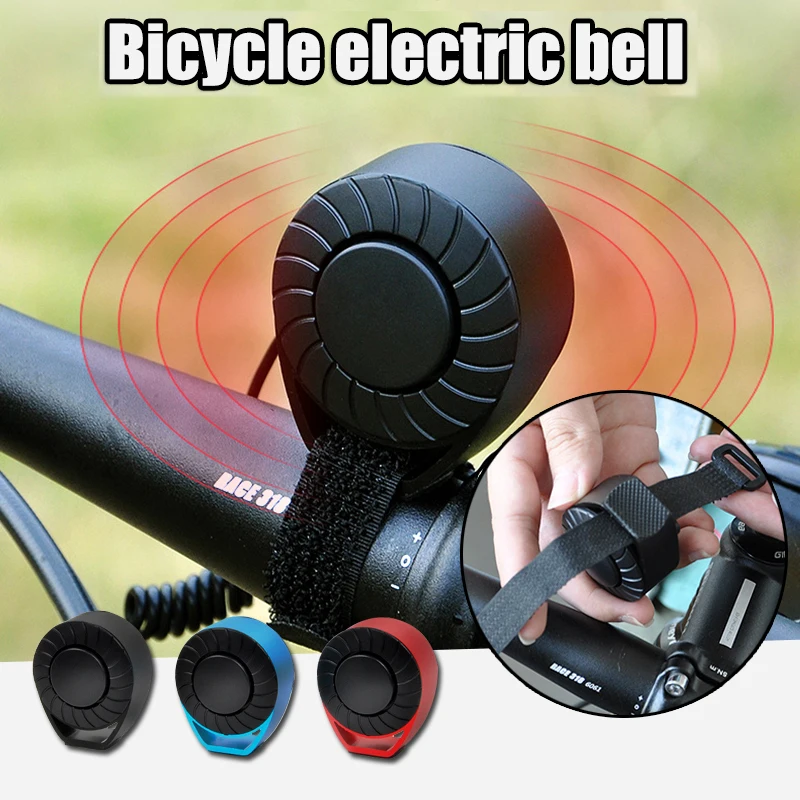 

Electric Bicycle Bell 5 Sound Modes Waterproof Bike Horn with Rechargeable Battery Practical Cycling Accessories PUZ777