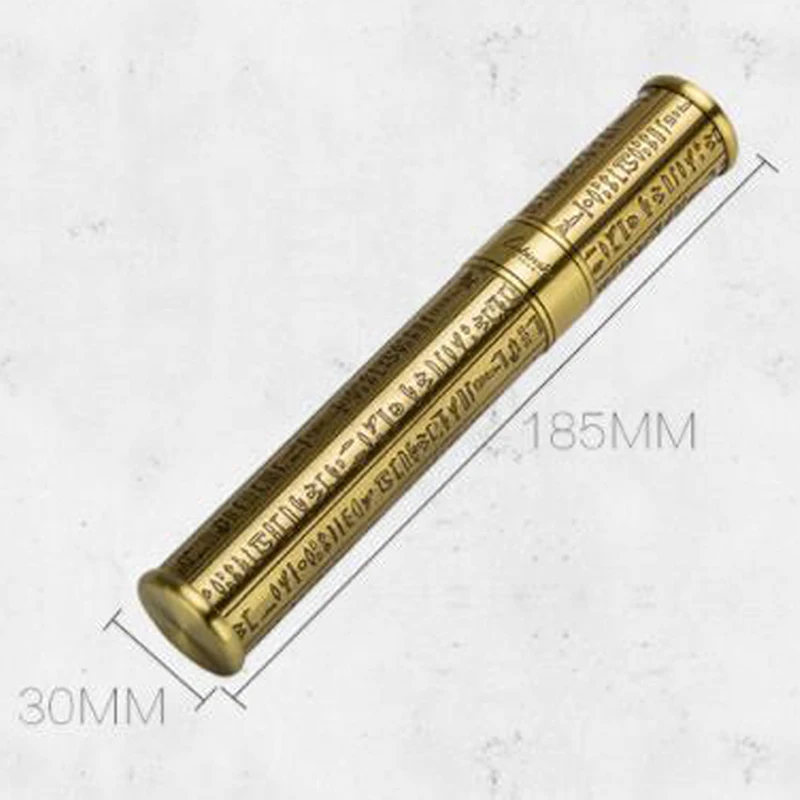 

LUBINSKI Metal Vintage Design Stainless Steel Travel Cigar Humidor Tube Single Cigar Case Holder Tubes For Cohiba Cigars