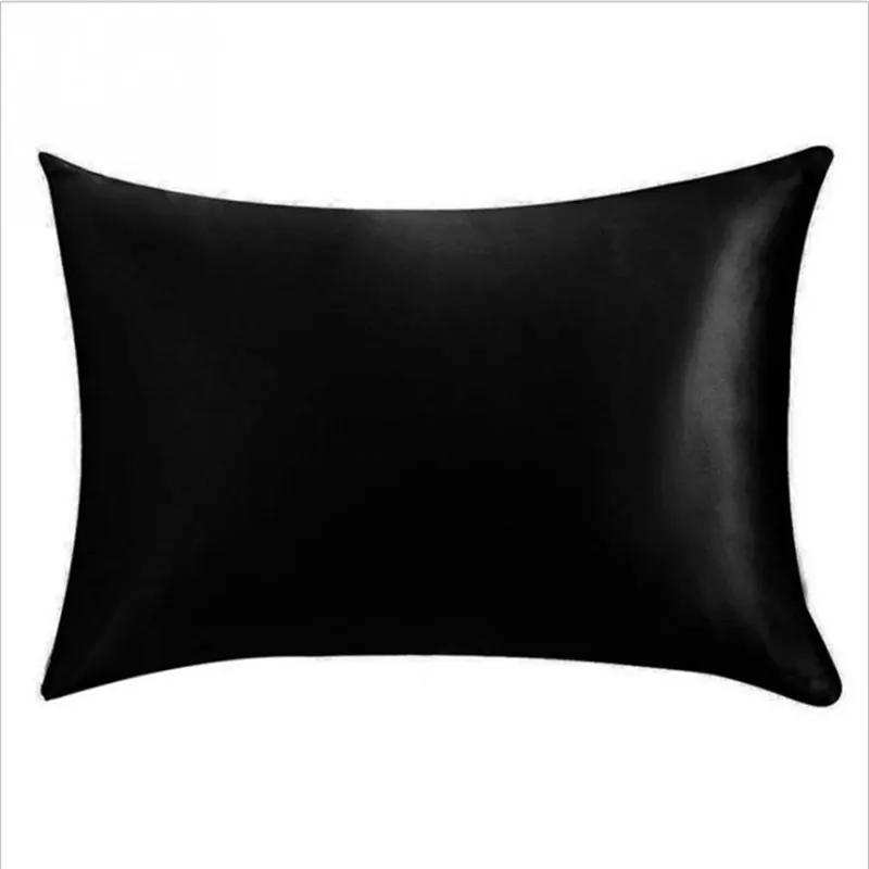 100% двуспальная стандартная сатиновая шелковая Мягкая Наволочка тутового