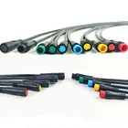 Для детей 2, 3, 4, 5, 6 Pin Водонепроницаемый электрический кабель, фара для электровелосипеда в Extension Женский разъем кабеля Разъем для мотоцикла или электровелосипеда светильник дроссельной заслонки Ebrake Дисплей