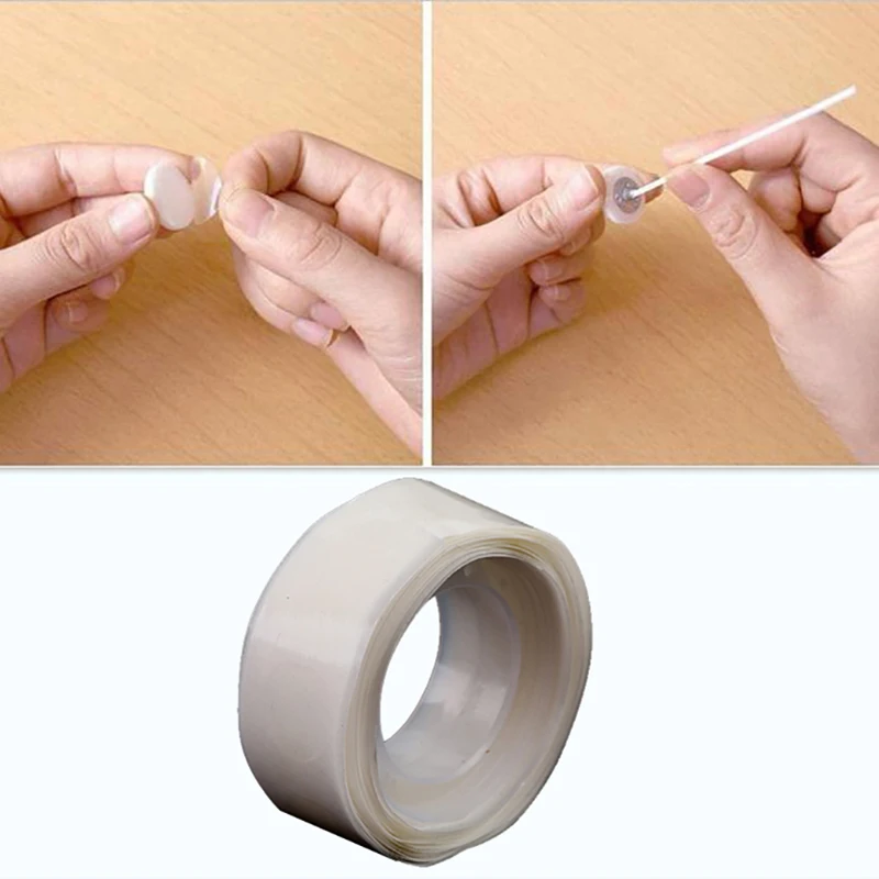 

Candle making wicks Stickers Transparent Fixed Glue DIY Candles Dots 12mm