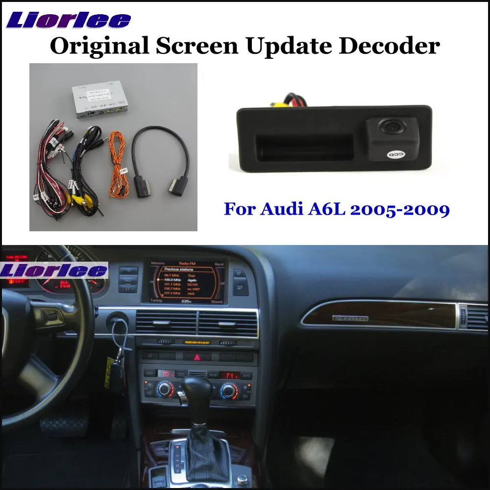 

HD Reverse Parking Camera For Audi A6L 2005 2006 2007 2008 2009 Rear View Backup CAM Decoder Accessories Alarm System