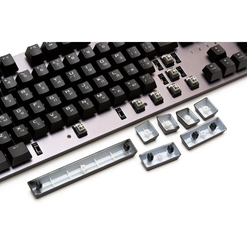 ASUS TUF Gaming K7 чёрная Игровая клавиатура (TUF Linear Optical Mech switch RGB подсветка IP56 USB 90MP0191