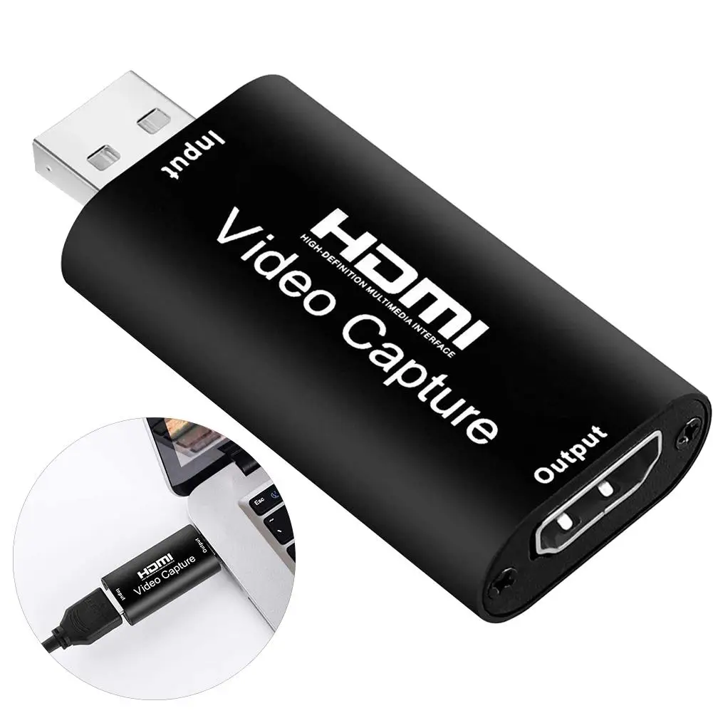 1080P 4K HDMI устройство для видеозахвата к USB 2 0 Карта ключ записи игр потоковая