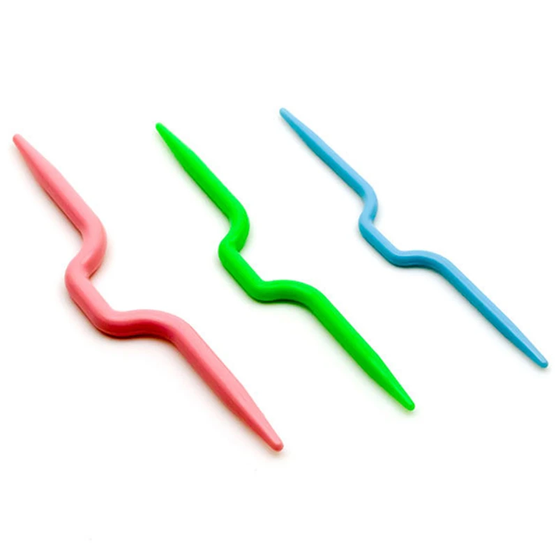 Инструменты для вязания крючком изогнутые спицы из АБС пластика 3 размера|sweater with